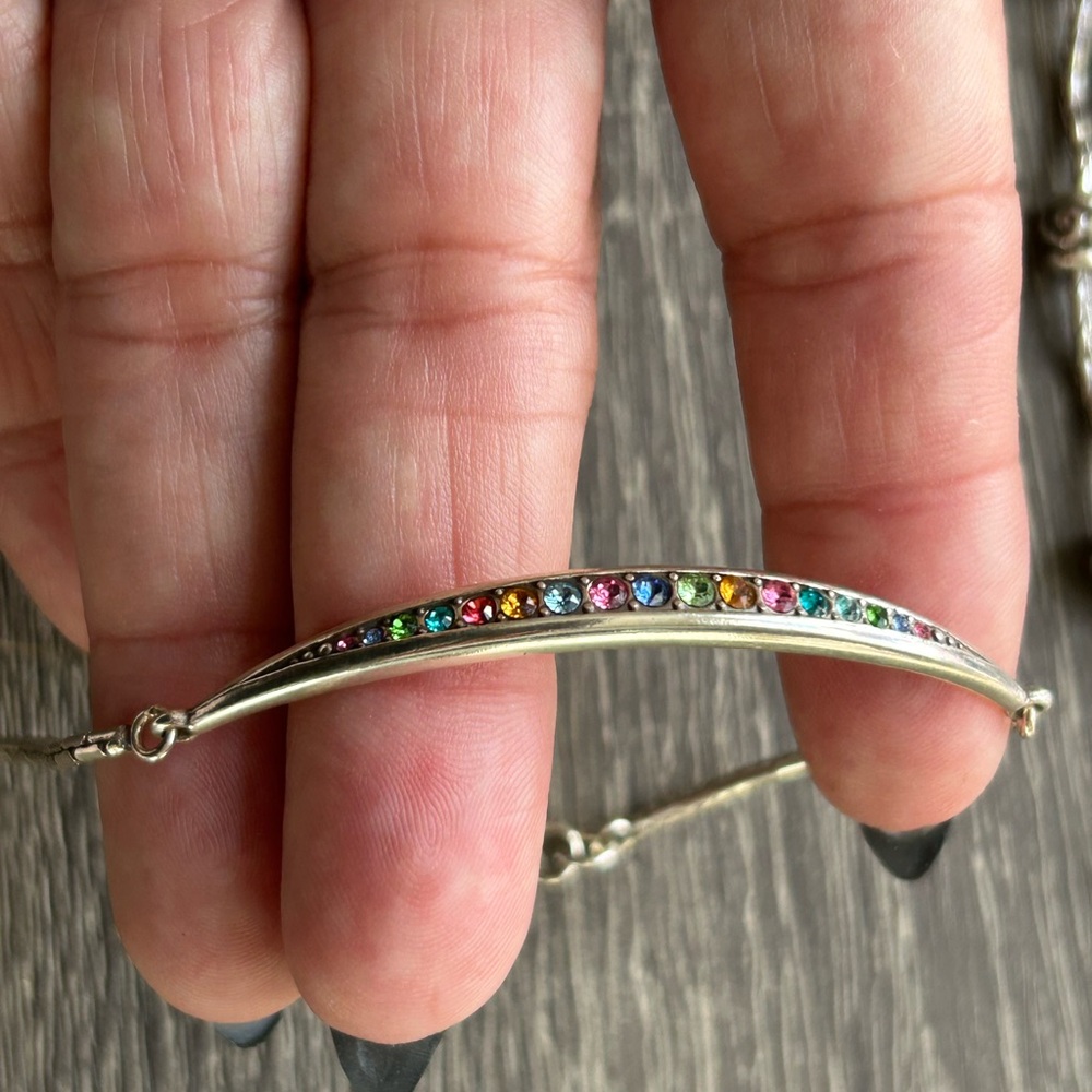 Brighton. Multicolor Gemstone Silver Bracelet - image 2